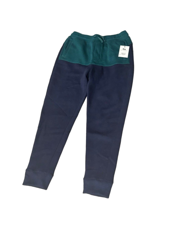Free Assembly Other - Free Assembly Boys XL 14/16 Colorblock Fleece Jogger Pants Green Navy